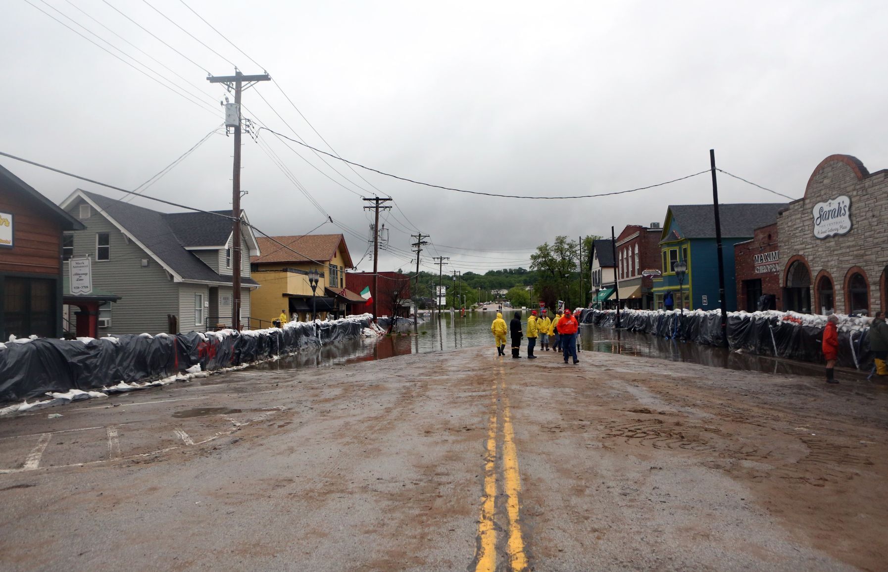 Flood waters rescinding quickly in Eureka